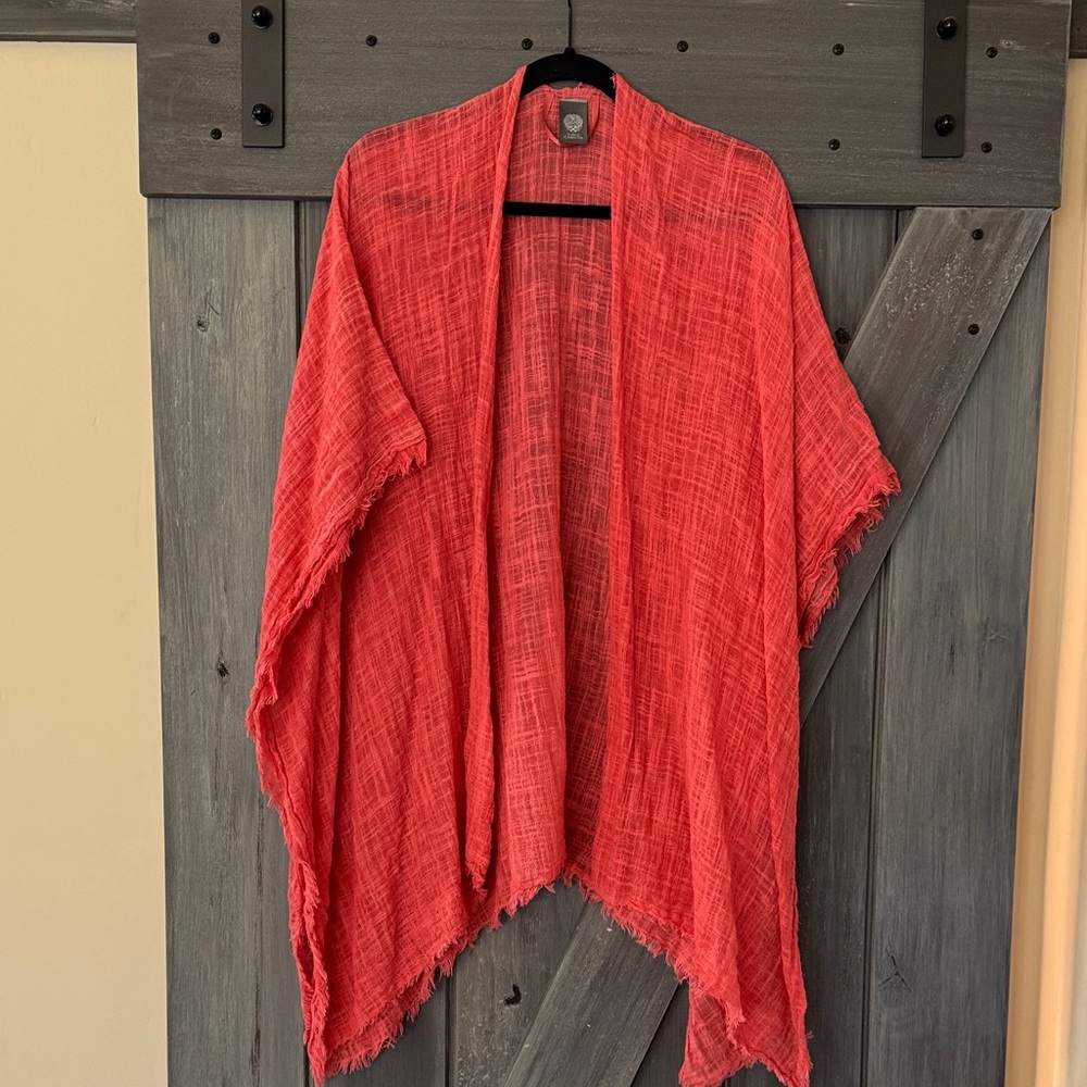 Open Front Shawl